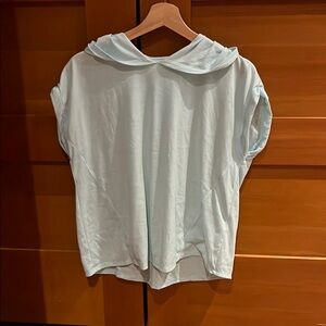 Under Armour White Boxy Sailor Collar Blouse
